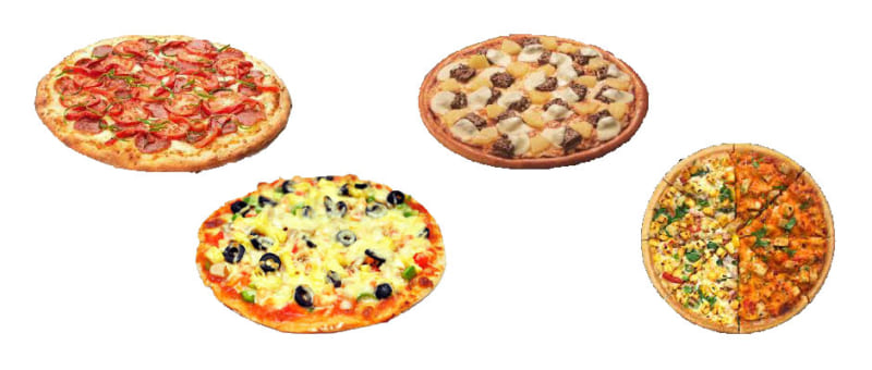 Các loại pizza nướng bằng lò nướng pizza berjaya BJY-E-PO22