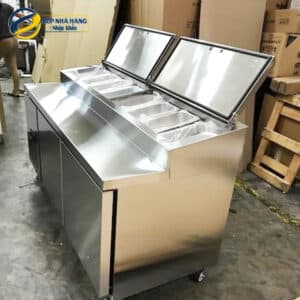 Bàn mát pizza 2 cánh BERJAYA BS2D/PCF6/Z
