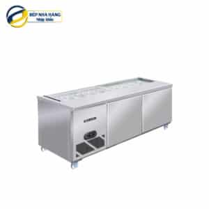Bàn mát salad 2 cánh BERJAYA BS2D/SSCF6/Z