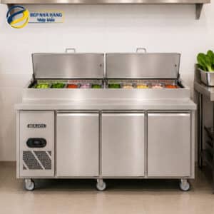 Bàn mát salad 3 cánh BERJAYA BS3D/SSCF8/Z