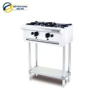 Bếp âu 2 họng dùng gas có chân đứng BERJAYA OB2SFS