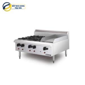 Bếp âu 4 có rán phẳng dùng gas BERJAYA OB4GG1B-17