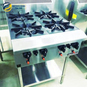 Bếp âu 4 họng dùng gas có chân đứng BERJAYA OB4FS-17