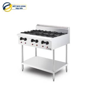 Bếp âu 6 họng dùng gas có chân đứng BERJAYA OB6FS-17