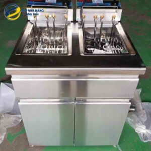 Bếp chiên nhúng đôi dùng diện có chân BERJAYA FSSDF 12D