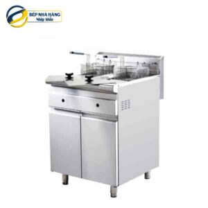 Bếp chiên nhúng đôi dùng gas có chân đứng BERJAYA FSGDF11D