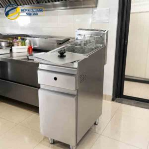 Bếp chiên nhúng gas đơn có chân BERJAYA FSGDF12