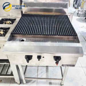 Bếp nướng than đá nhân tạo dùng gas BERJAYA CRB2BFS-17