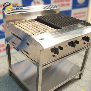 Bếp nướng than đá nhân tạo dùng gas BERJAYA CRB3BFS-17