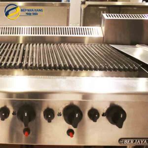 Bếp nướng than nhân tạo 5 họng dùng gas có chân đứng BERJAYA CB5BFS-17