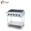 Bếp nướng than nhân tạo 5 họng dùng gas có chân đứng BERJAYA CB5BFS-17