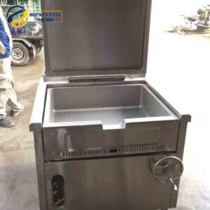 Chảo nghiêng tay quay dùng gas BERJAYA TP3237