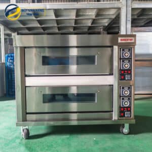Lò nướng 2 tầng 4 khay dùng điện Bakertop BKOE-2L-4T E