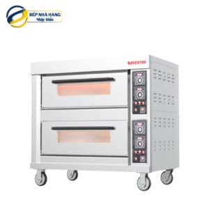 Lò nướng 2 tầng 4 khay dùng điện Bakertop BKOE-2L-4T E