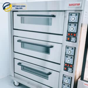 Lò nướng 3 tầng 6 khay dùng điện Bakertop BKOE-3L-6T E