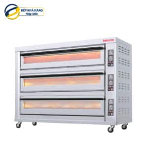 Lò nướng 3 tầng 9 khay dùng điện Bakertop BKOE-3L-9T E