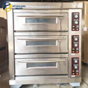 Lò nướng bánh 3 tầng dùng diện BERJAYA BJY - E20KW - 3BD