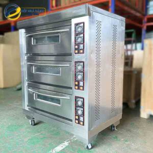 Lò nướng bánh 3 tầng dùng diện BERJAYA BJY - E25KW - 3BD