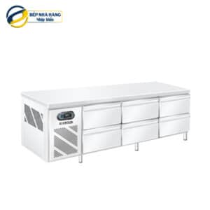Tủ mát 6 hộc kéo 2 tầng dạng nằm BERJAYA BS6DR/Z8/2