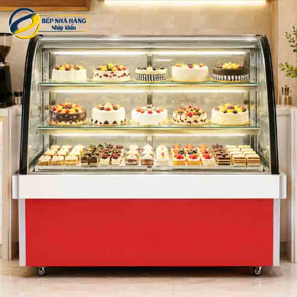 Tủ mát trưng bày bánh kính cong BERJAYA CCS12GM13-2FB 2 Tủ mát trưng bày bánh kính cong BERJAYA CCS12GM13-2FB