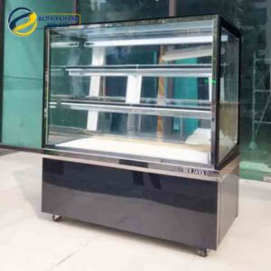 Tủ mát trưng bày bánh kính vuông BERJAYA RCS12SB13-2FB