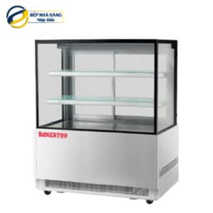 Tủ trưng bày bánh kính vuông 1.5m Bakertop BKRD1500