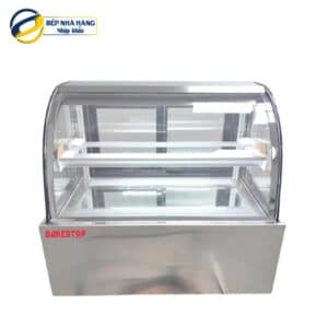 Tủ trưng bày để bàn kính cong Bakertop BKCD900